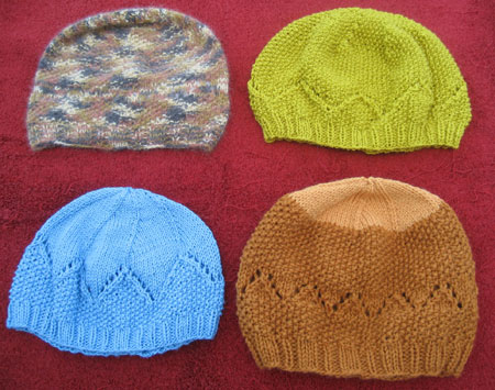 All four Tamalpais Hats